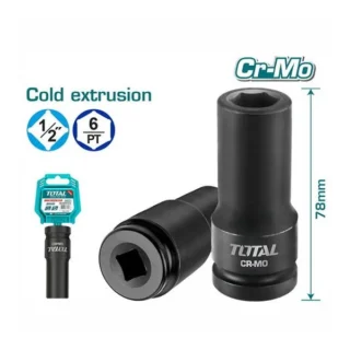 Đầu Tuýp Tác động Sâu 1/2 Inch 17mm Total THDIS12171L