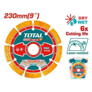 Lưỡi cắt gạch hàn Laser Total TAC2172301 (230mm x 22.2mm)