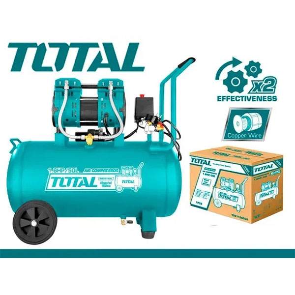 may-nen-khi-khong-dau-50l-1200w-total-tcs1120508t-1699339946 Máy nén khí không dầu 50L/1200W Total TCS1120508T