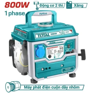 Máy Phát Điện Chạy Xăng 2 Thì Total 800W TP18001