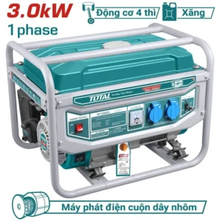 Máy Phát Điện Động Cơ Xăng 3.0kW Total TP130005