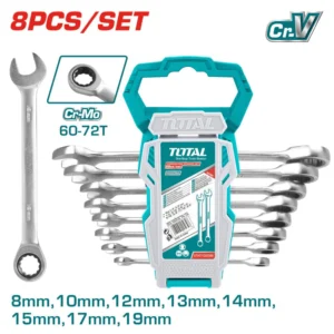 Bộ cờ lê vòng miệng 8 chi tiết Total THT102RK086 8-19mm