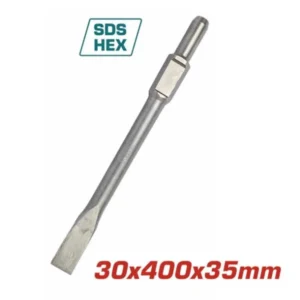 Mũi đục dẹp đuôi lục giác 30x400x35mm Total TAC1532301