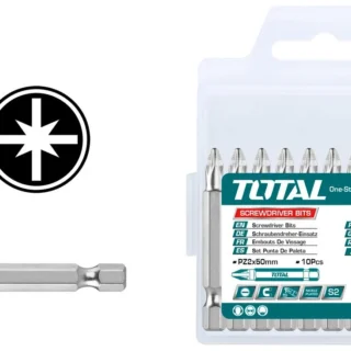 Bộ mũi bắt vít vĩ nhựa PZ2x50mm Total TAC16PZ223
