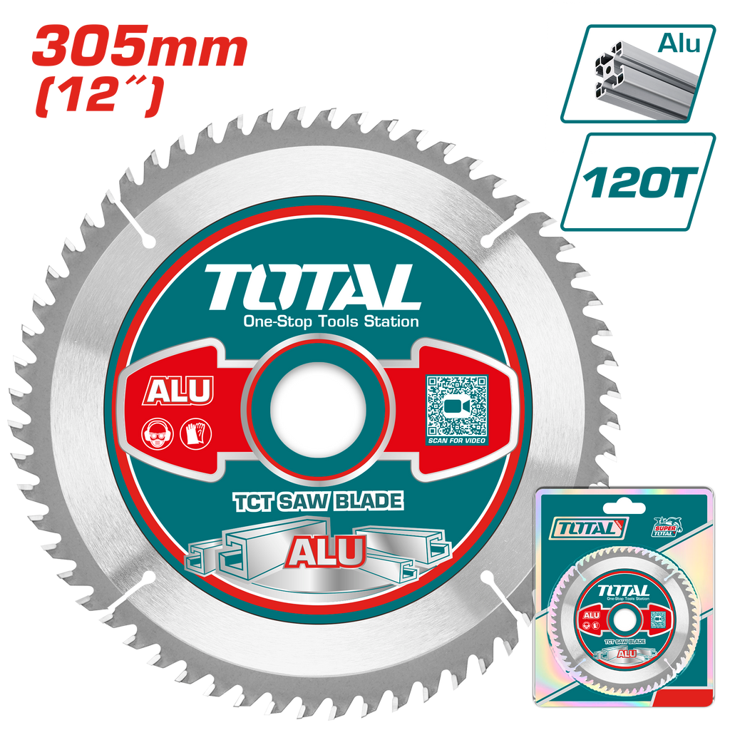 tac23392121024x Lưỡi Cưa Nhôm TCT 120 Răng 305mm Total TAC2339212
