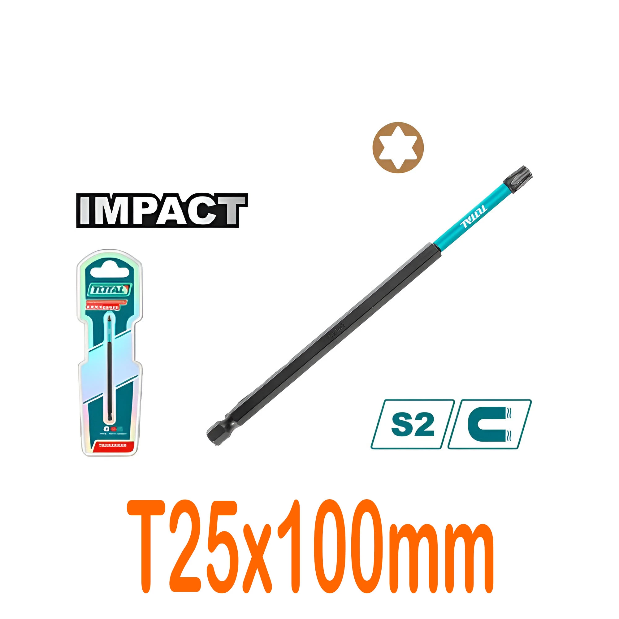 totaltacim71t25100 Mũi Bắt Vít T25x100mm Total TACIM71T25100