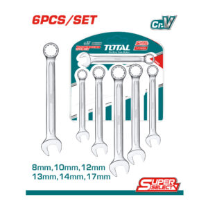 Bộ Cờ Lê Vòng Miệng 6 Chi Tiết 8-17mm Total THT102266