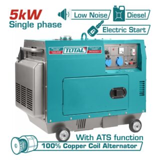 Máy phát điện chạy dầu diesel 5KW Total TP250001-1