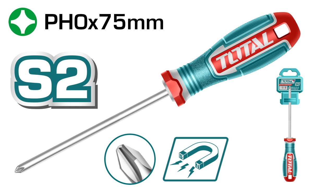 tsdph0075 Tua Vít Bake PH0x75mm Total TSDPH0075
