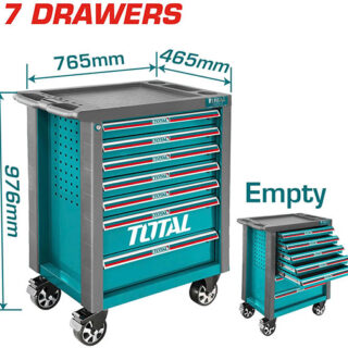 Tủ đựng đồ nghề 7 ngăn kéo Total THRC01071