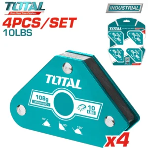 Bộ 4 ke góc hàn có nam châm 3 góc Total TAMWH4001