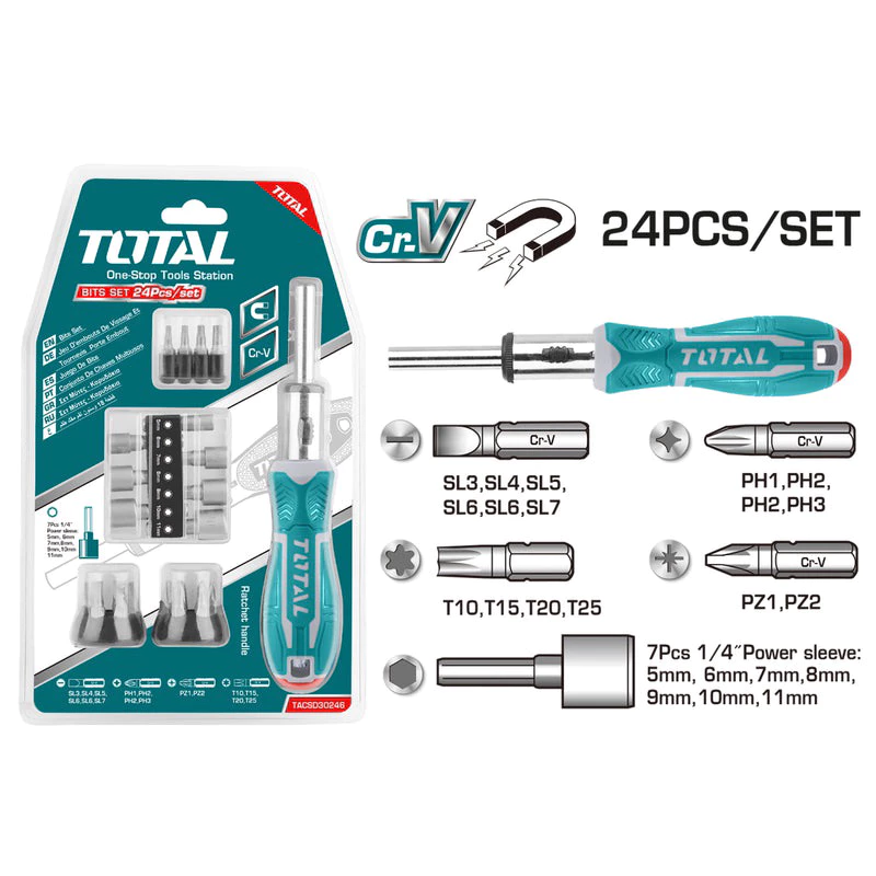 vn-11134207-7r98o-llz6fd52gu73a5 Bộ mũi vít 24 chi tiết Total TACSD30246