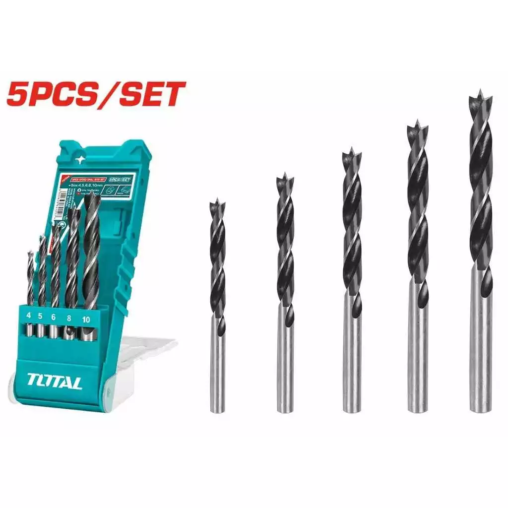 vn-11134207-7r98o-lqab9quzw5w265 Bộ 5 mũi khoan gỗ 4mm,5mm,6mm,8mm,10mm Total TACSD7056
