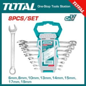 Bộ cờ lê vòng miệng 8 chi tiết 6-19mm TOTAL THT102286-I
